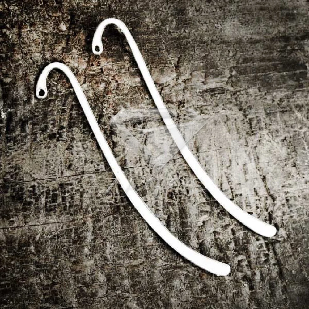 

10Pcs Antique Silver Tibetan Silver Tone 87x14x1.5mm Flowers Bookmarks Zinc Alloy Wholesale TS0408