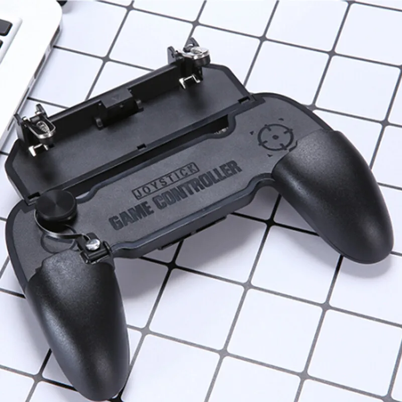 W11 + PUBG Mobiele Gamepad Joystick Metalen L1 R1 Trigger Game Shooter Controller for iPhone Android phone Gaming Gamepad