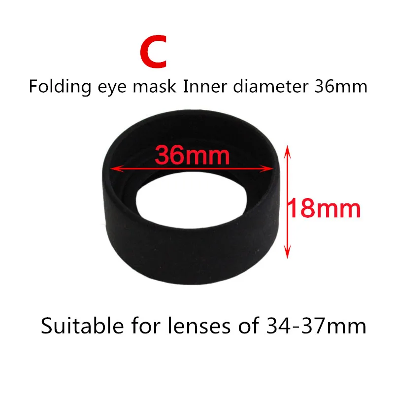 C Folding eye mask