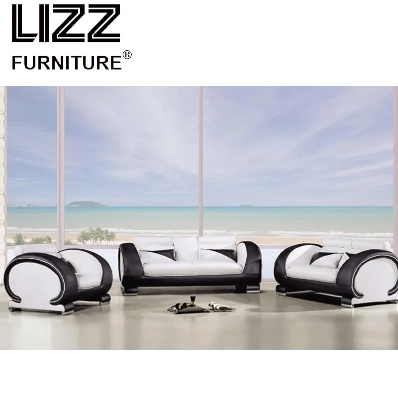 

Wholesalers China Modern High-end Fashion Leather Sectional Sofa Circular leisure living room furniture set