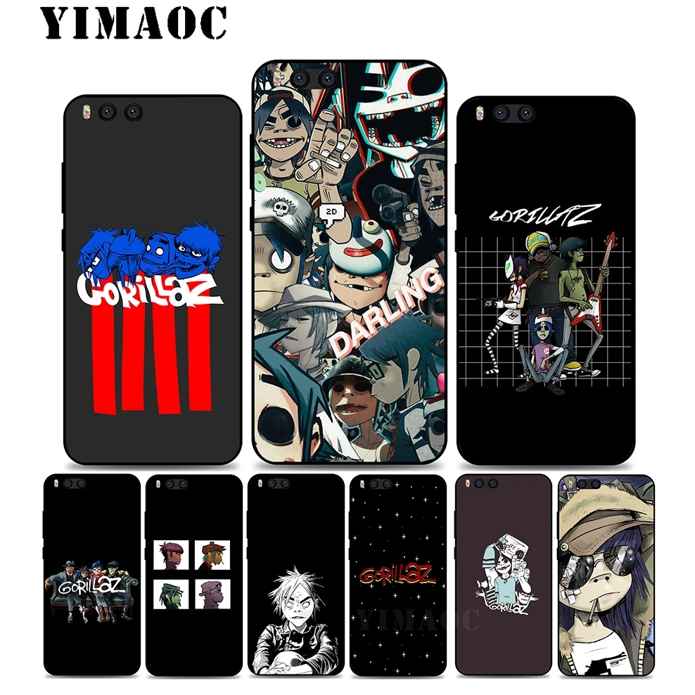YIMAOC A23 Gorillaz Bands Soft Silicone Case for Xiaomi Redmi 6 Note 4X 4A 5A 5 Plus MiA1 A2 Pro Lite Mi 8 A1 |