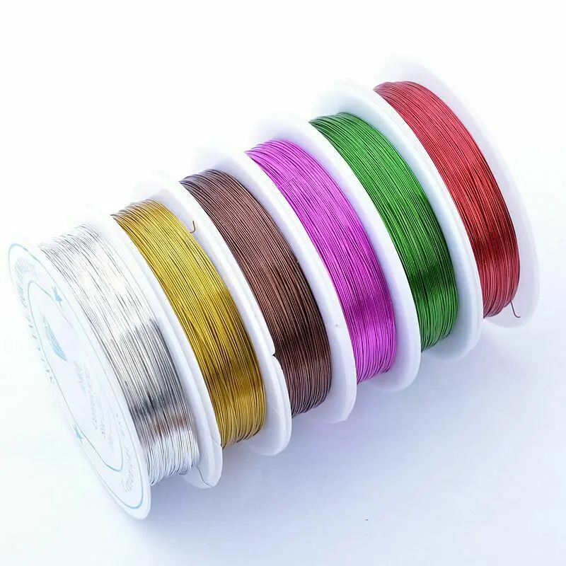 

20meter 10Color 0.3mm Copper Wire Jewellery Tiara Beading Crafts Making Wrapping