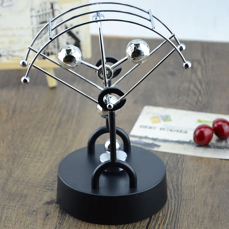  Newtons Cradle Steel Balance Ball Physics Science Pendulum Metal Craft Educational Toy Home Desk De