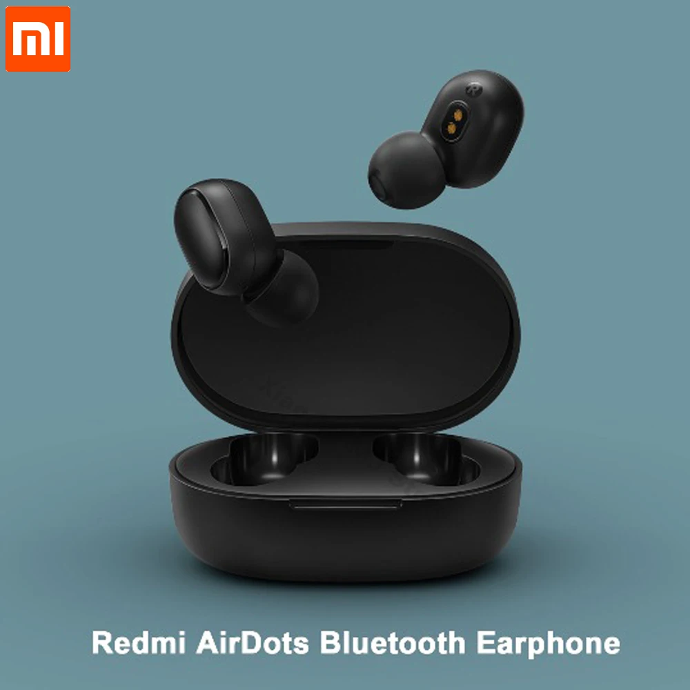 

Xiaomi Redmi Airdots True Wireless TWS Bluetooth 5.0 Earphones DSP Active Noise Cancellation Headset Mic Earbuds AI Control