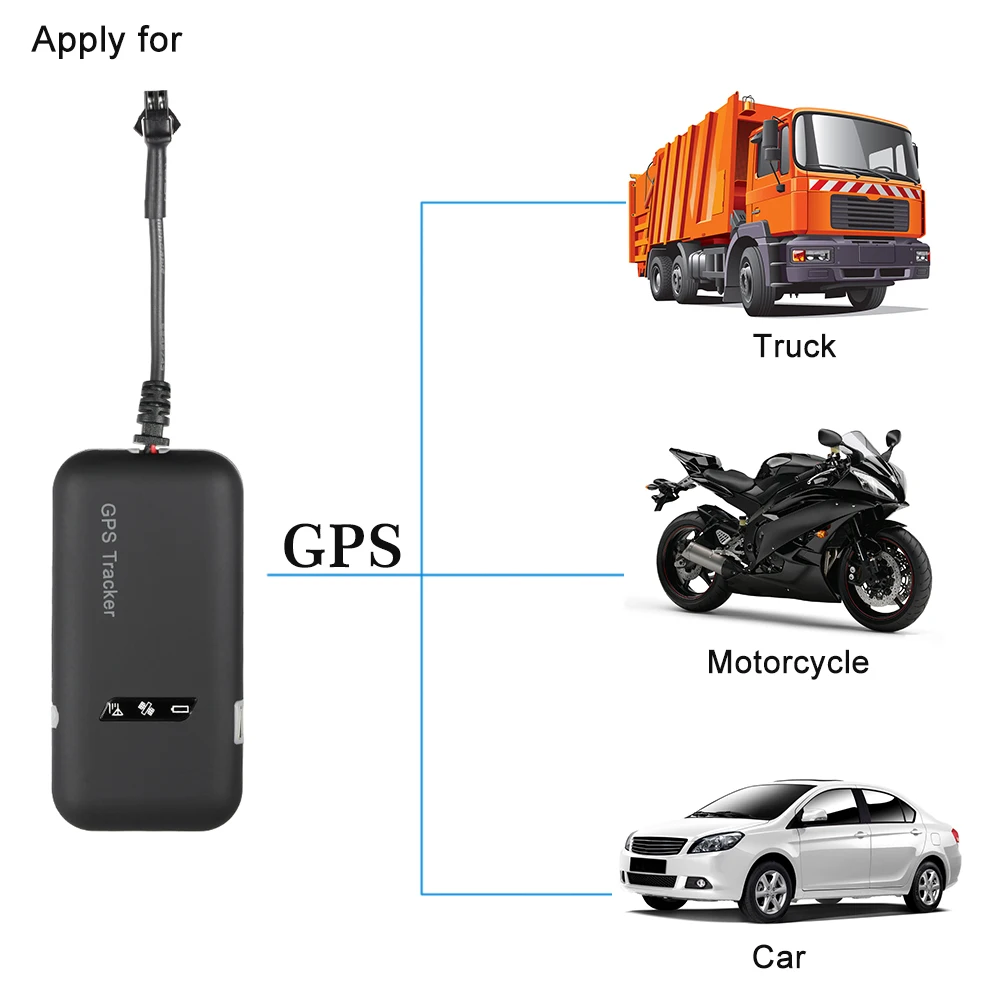 GPS Satellite GSM Tracker Anti theft Voice Monitor SMS iOS Andriod APP
