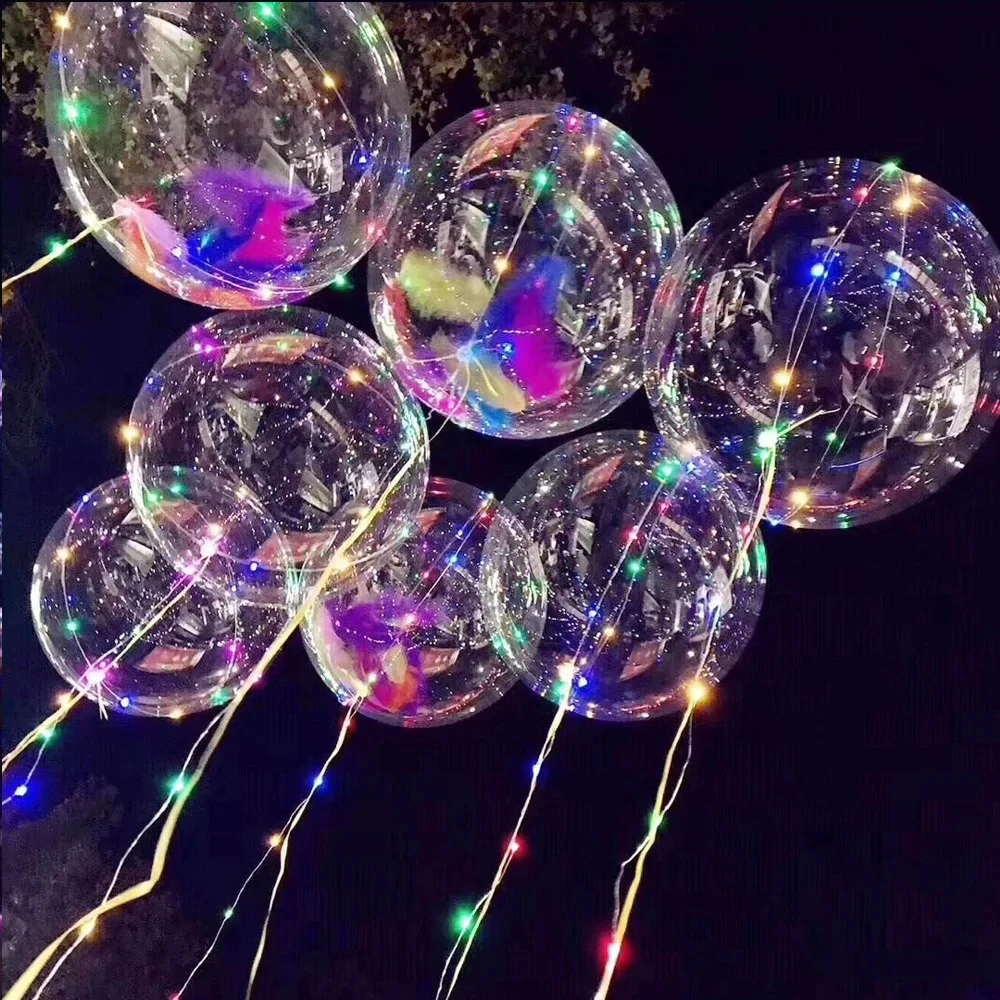 

1pcs 10/18/24/36inch Clear Transparent Bubble Helium Balloons Without Wrinkle Diy Wedding Brithday Party Decoration Supplies