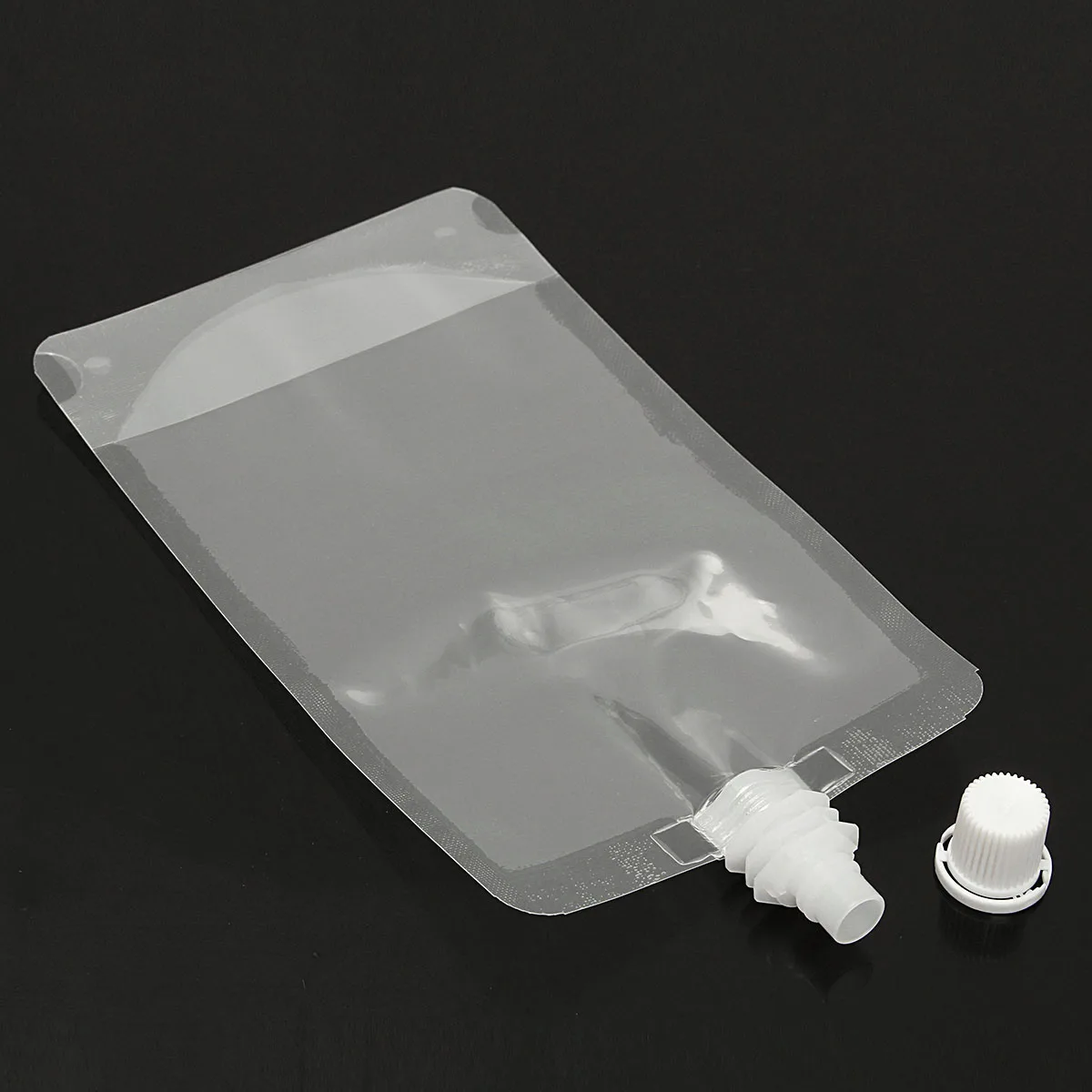 Жидкий мешок стенд сумка Прозрачная герметичность упаковочный пакет для напитков с Spout для сока напитка молока Кофе соус Еда 250 мл 20 шт./компл