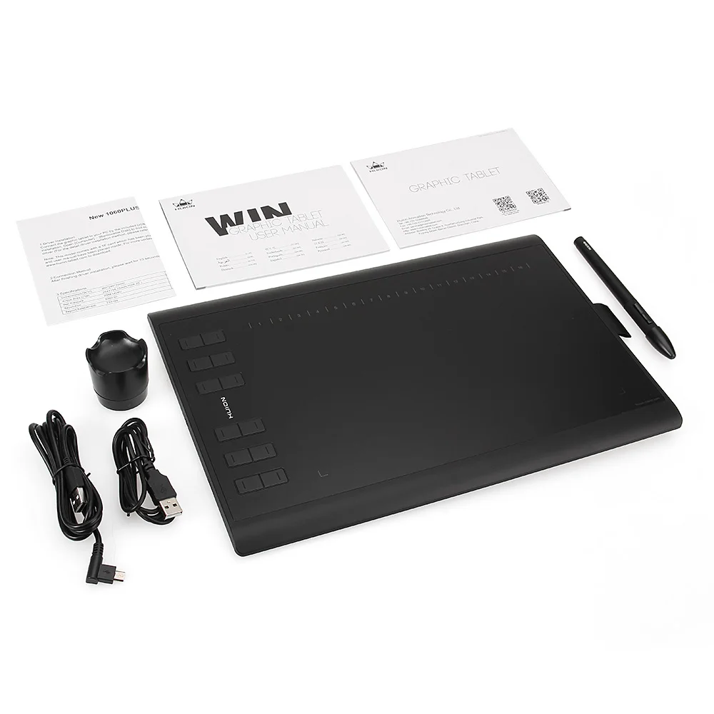 HUION New1060Plus 2048 уровней графические планшеты цифровые для рисования фирменная