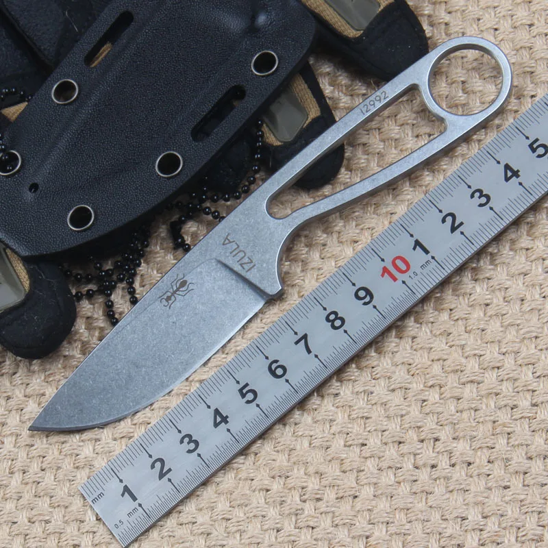 

ANT D2 IZULA 12992 Fixed Knife Stone Wash Surface Outdoor Survival Camping Hunting Knife Tactical Utility Multitool Diving Tool
