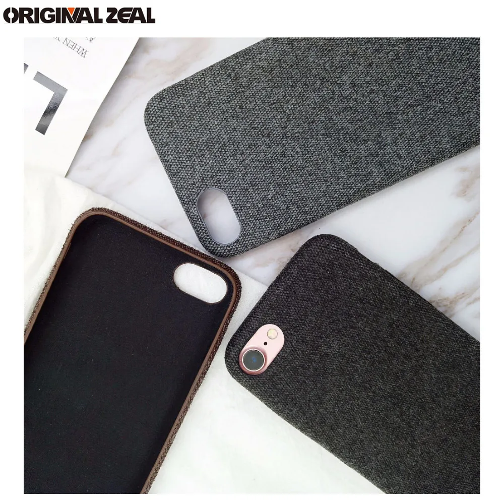 

Minimalism Soft Cloth Fabric Material Phone Back Case for iPhoneX Xr Xs Xs Max Simple Color Man Lady Case For iPhone8 7 6s Plus