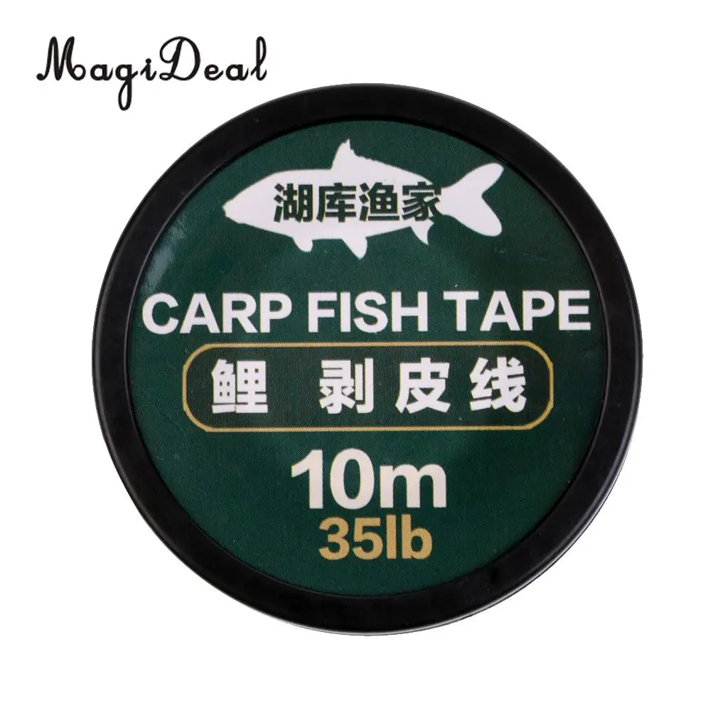 MagiDeal Carp Fishing Line Coated Hook Link Quick Sinking Braided Line Prevent winding coating Powerful with high strength
