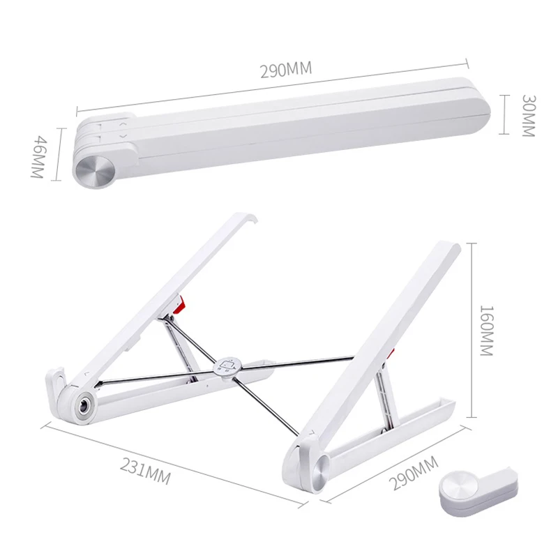 Laptop Stand Folding Portable Adjustable laptop holder For Laptop for macbook pro 13 stand For xiaomi huawei suporte notebook