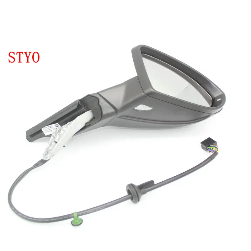STYO Car Electric Auto Fold Side Mirror Rear View Mirror With Cover and