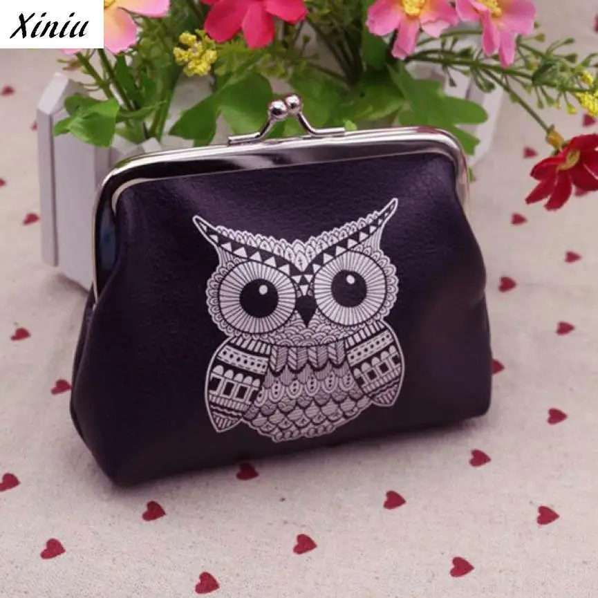 

Coin Purse Womens Wallet Cute Card Holder Coin Purse Clutch Handbag Owl Elephant Birds Butterfly Flower Printed drop shipping#0