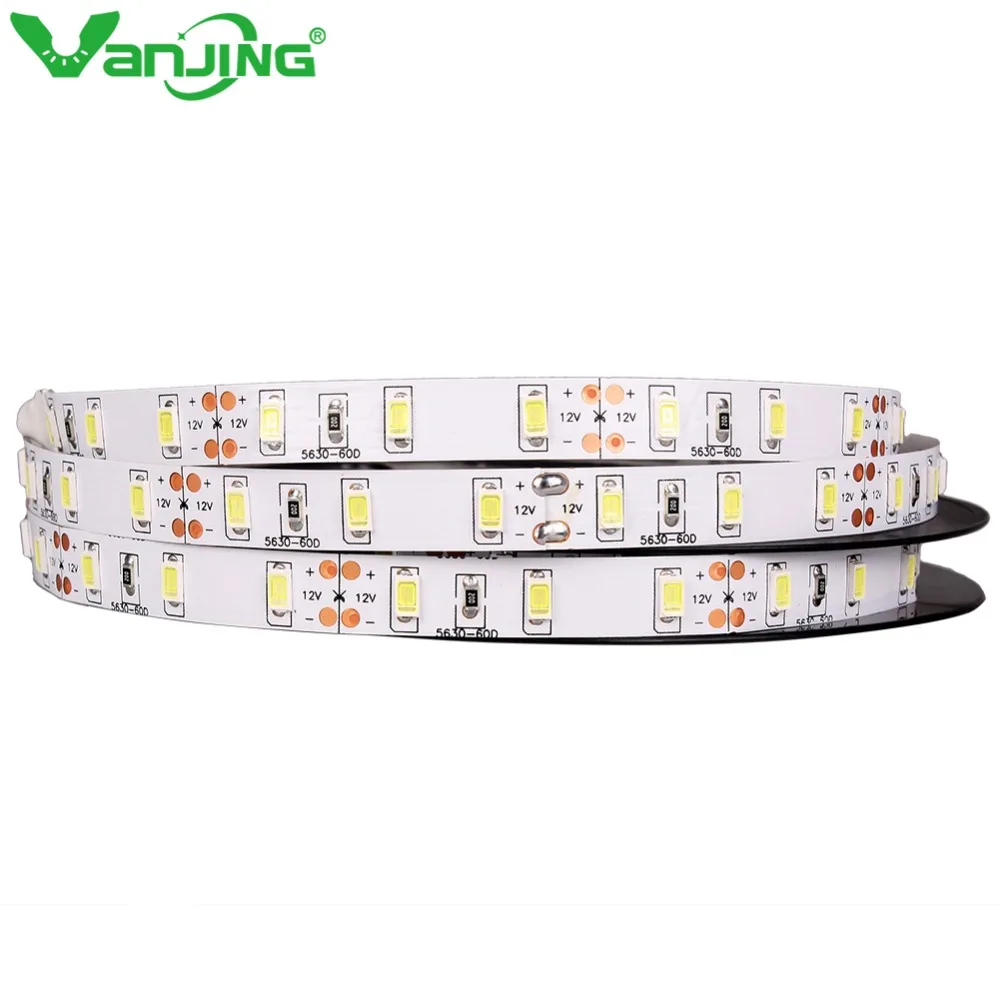 

LED Strip 5630 SMD 5M/300LEDS Nonwaterproof LED Ribbon Warm White/Cool White Led Strip Light Super Brighter than 5050