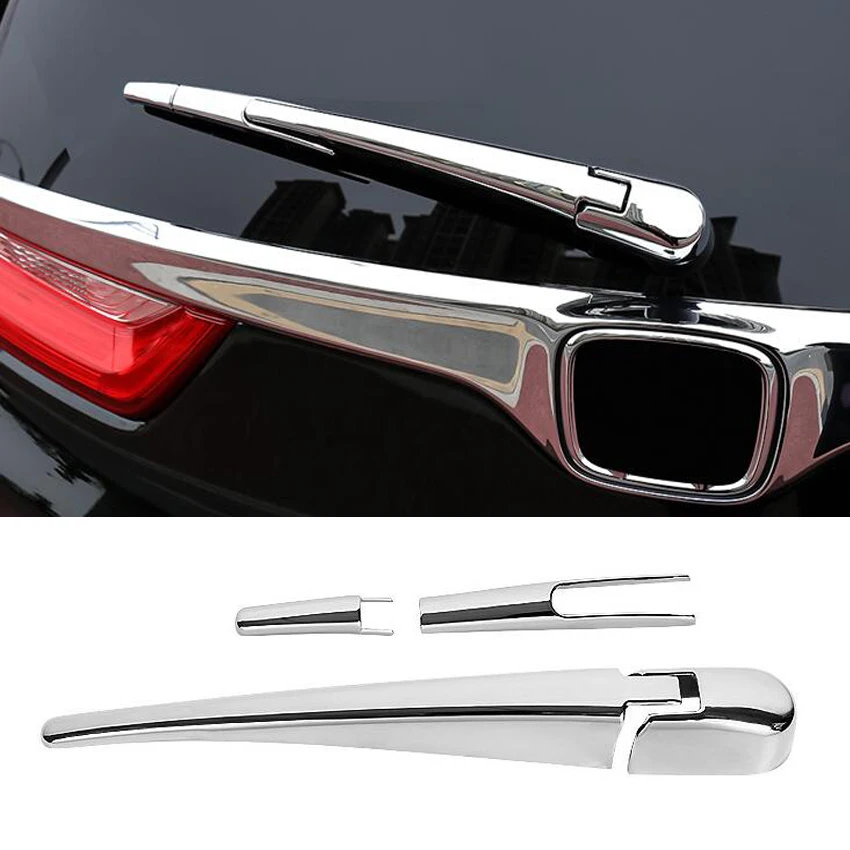 YAQUICKA For Honda CRV CR-V 2017 2018 2019 Car Exterior Rear Rain Wiper Decoration Cover Stickers Chrome ABS Styling Trim | Автомобили и