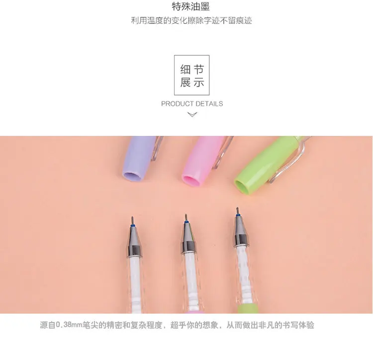 1 шт Kawaii офисная стираемая гелевая ручка с милым рисунком звездного неба школьные канцелярские принадлежности черные чернила 0,5 мм ручка для заправки