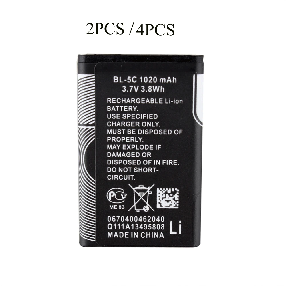 SORVESS 3 7 V 1020mAh Li Ion литиевая полимерная аккумуляторная батарея BL 5C батареи BL5C Замена
