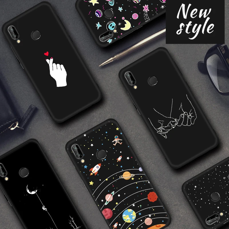 Мультяшный силиконовый чехол для телефона Huawei P20 Lite Nova3 3i Mate 20 X 10 Pro Coque Fundas Honor 8X Max 6C