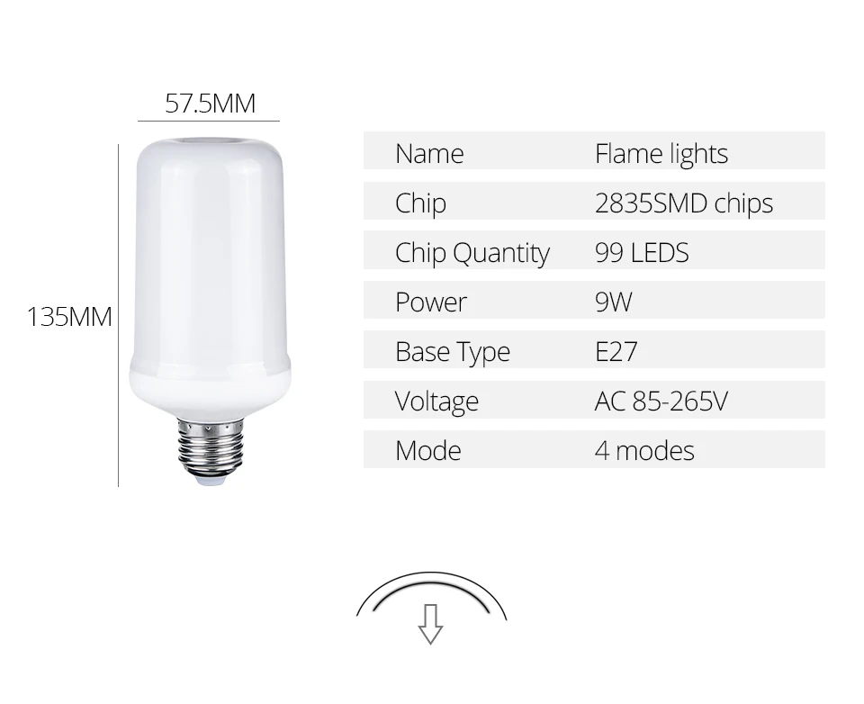 flame effect bulbs holiday lights (3)