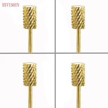 

HIVISOIN Carbide Nail Drill Bit - Big Barrel Bit - C (Gold)