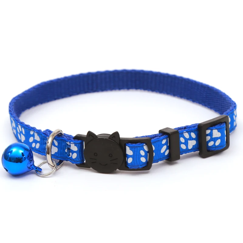 Safety Cute Nylon Dog Puppy Cat Collar Lovely Personalized Kitten Adjustable Breakaway Pet Collar Cats Collars With Bell Safety Cute Nylon Dog Puppy Cat Collar Lovely Personalized Kitten Adjustable Breakaway Pet Collar Cats Collars With Bell