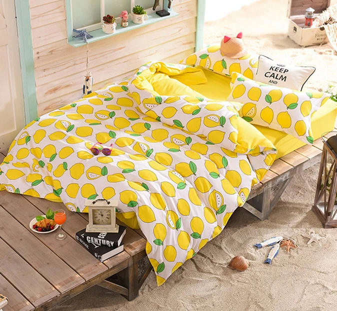 fruit lemon 1pcs quilt cover Duvet Cover comforter /blanket cover