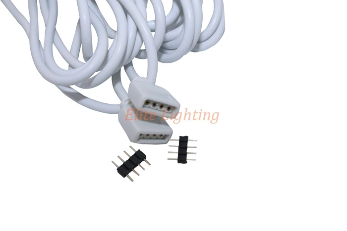 30 см/50 см/1 м 2 м 3 м 5 м 10 м 4 pin Светодиодный ленточное наращивание разъем провода женский кабель шнур для 3528 5050 2835 RGB светодиодный полосы светильник