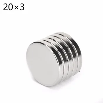 

2/5/10/20Pcs 20x3 Neodymium Magnet 20mm x 3mm N35 NdFeB Round Super Powerful Strong Permanent Magnetic imanes Disc 20x3