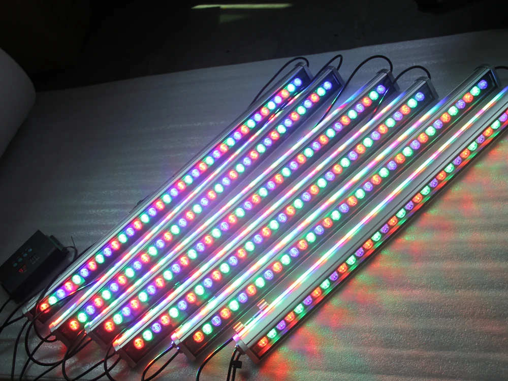 10 шт./лот 36 Вт светодиодный настенный светильник DMX512 RGB прожектор Водонепроницаемый IP65 открытый светодиодный светильник настенный светильник