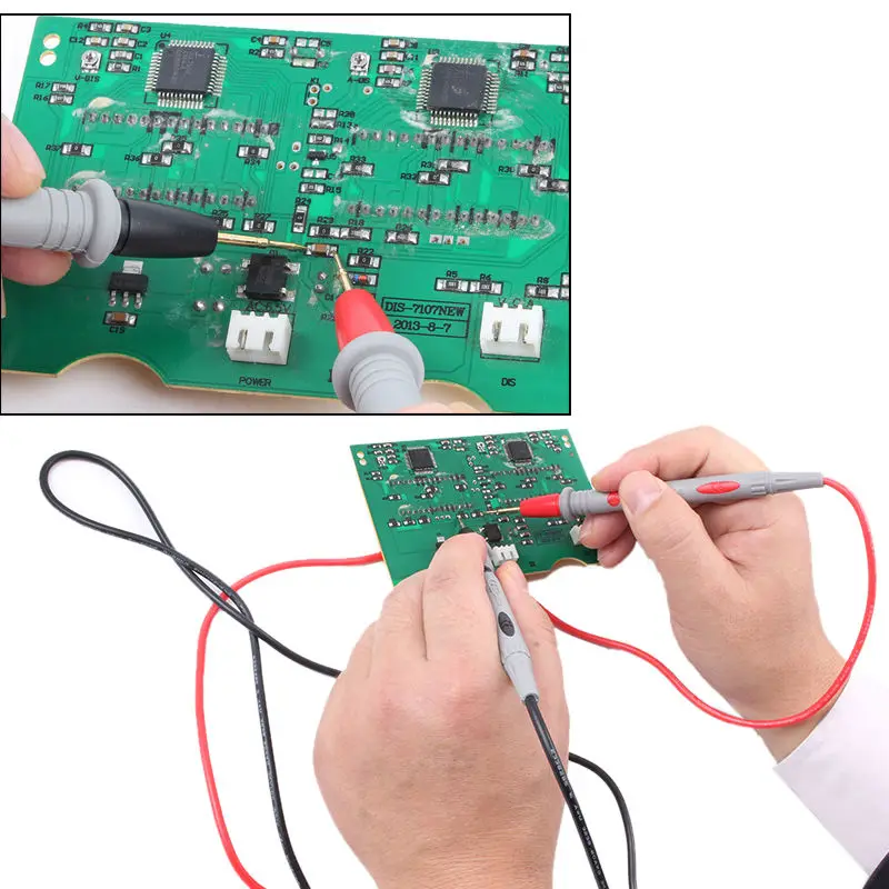 

Universal Multimeter Probe Test Leads Pin for Digital Multimeter Needle Tip MultiMeter Tester Lead Probe Wire Pen Cable 20A1000V