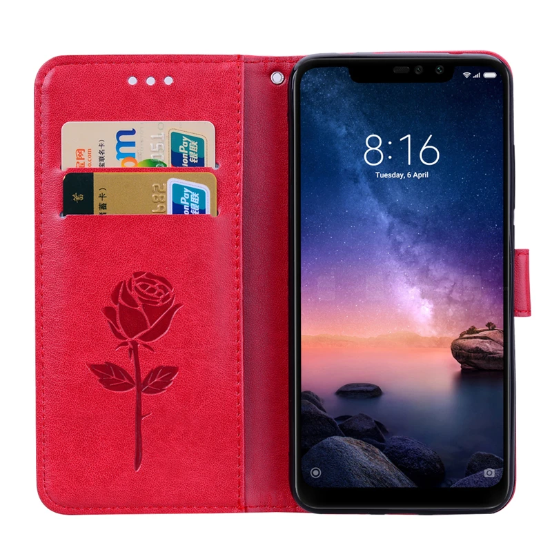 Кожаный чехол-книжка для Xiao mi Red mi Note 6 Pro Red mi 6A 6 Global Phone Wallet чехол s для Xiaomi mi A2 Lite на A2lite