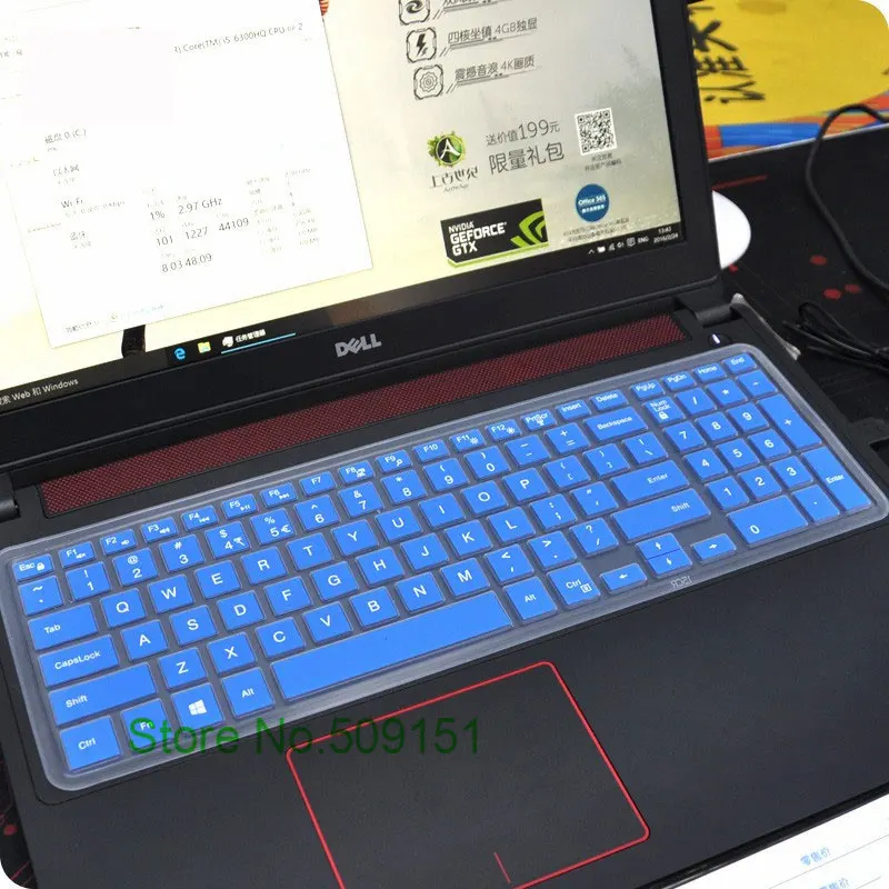 Защитная крышка для клавиатуры ноутбука 15 6 дюйма Dell 3000 5000 7000 серии 15cr 4528b Vostro 3559 Ins