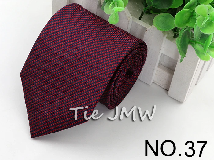 Мужские официальные галстуки в горошек, сплошной цвет, 8 см, классические полосатые жаккардовые Аксессуары для галстуков, повседневная одежда, галстук, NO.21-42