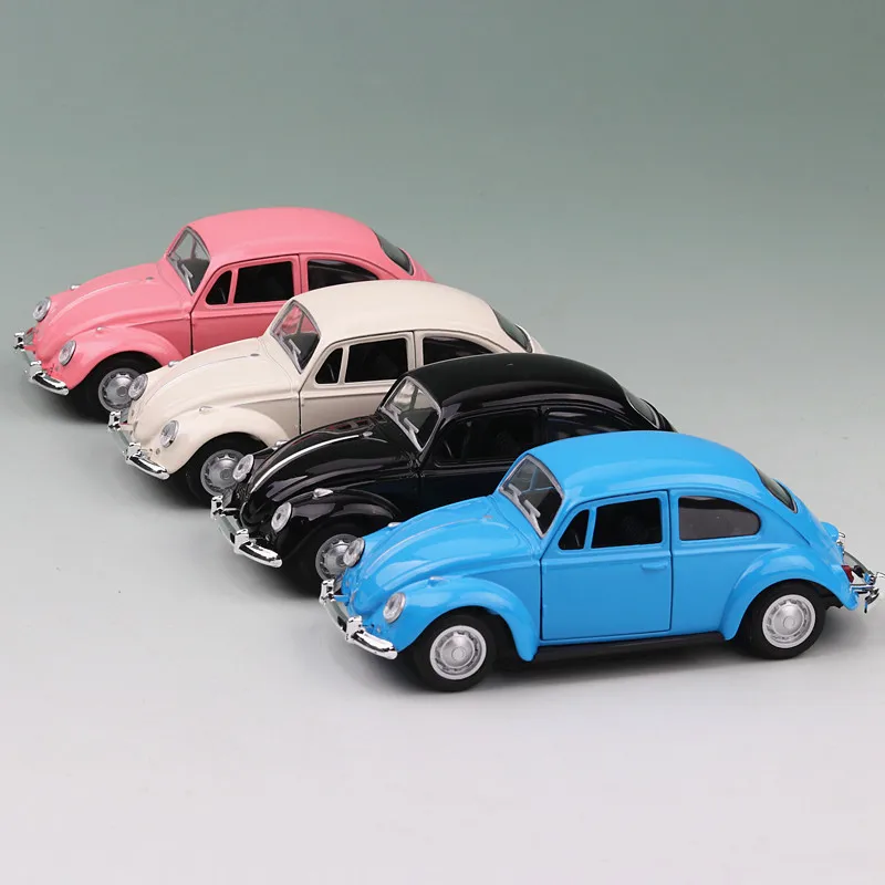 1/36 VW Beetle классический брелок для автомобильных ключей, модели имитационная модель тянуть обратно металлические игрушки модель автомобиля для украшение торта, выпечки игрушка для подарков