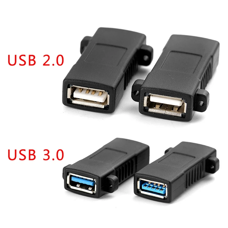 1 шт. Стандартный USB 2 0 3 гнездо на адаптер для монтажа панель Разъем|Компьютерные