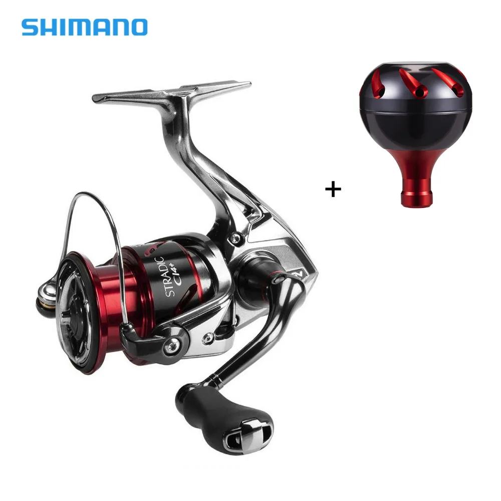 

Shimano STRADIC CI4+ Spinning Reel with Extra Handle Knob 6.0:1/6.2:1 High Gear Ratio 6+1BB X-Ship HAGANE Gear Fishing Reel