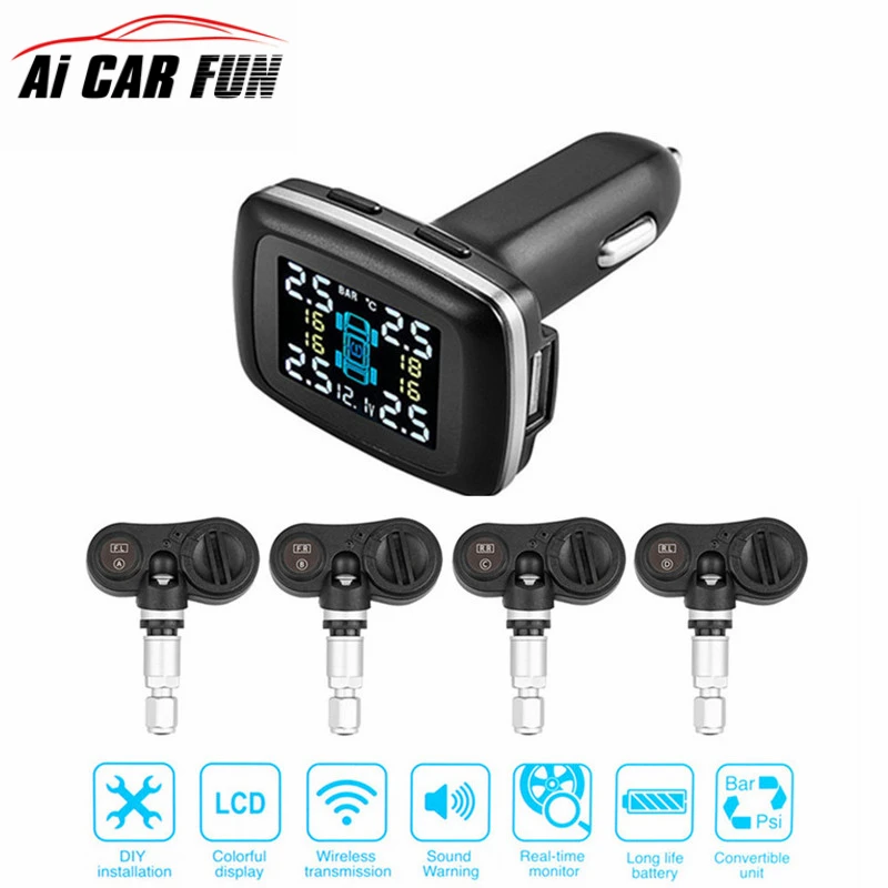 TP620 Digital Tire Pressure Monitoring System 12V Real