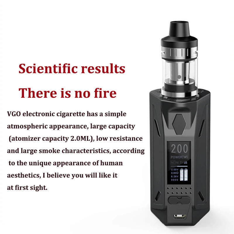 SUB TWO Vape Pen VGO 200W бокс мод для электронных сигарет набор 1 230w электронная сигарета