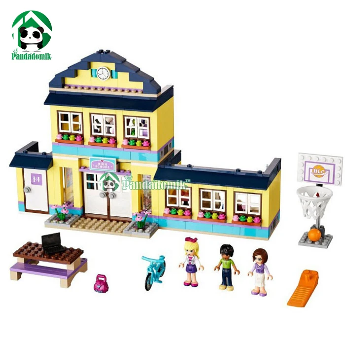 

Building Blocks Set  Compatible Friends Series 489 Pcs 3 Toy Figures DIY HIgh School Brinquedos Bricks Toys for Girls