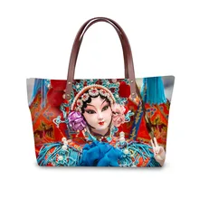Handbag for Women 2019 Bags Shoulder Bag Beach Bag 3D Chinese Style Pattern Design Tote Bag ethnic style tassel and rivets design women s tote bag