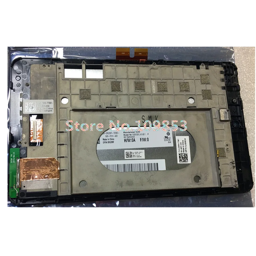 

LCD Display Touch Screen Assembly with Frame For Dell Venue 8 3840 Tablet RG3MF lcd screen b080uan01.4