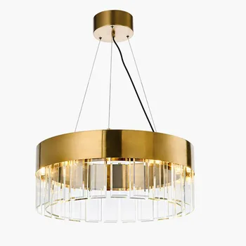 

Art Deco LED Lustres Pendant Lamp for Hotel Hall Dining Room Parlor Pendant Lamp Gold Restaurant and Pub Hanging Lamp