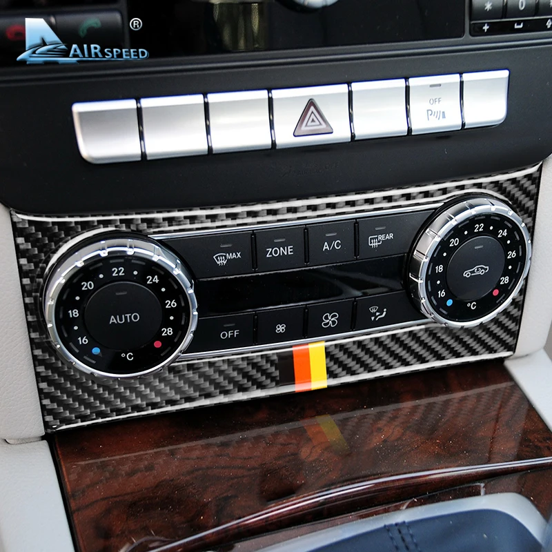 Airspeed для Mercedes Benz C Class W204 аксессуары 2011 2013 из углеродного волокна наклейки на