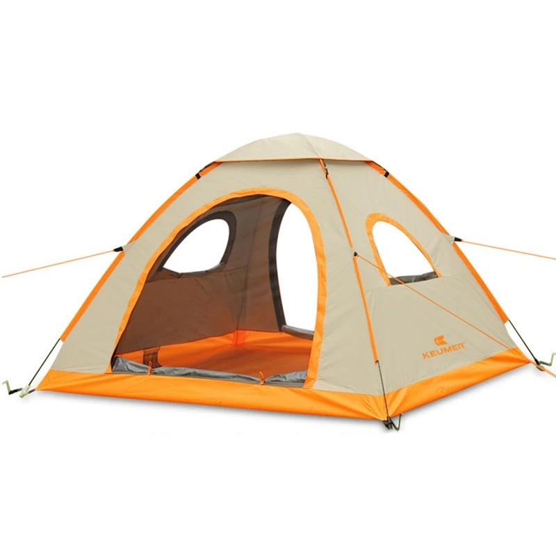

2019 New Tents Outdoor Camping Tent Automatic Quickly Open Pop Up Tent Waterproof Beach Tent Sun Protection Shelter 3-4 Persons
