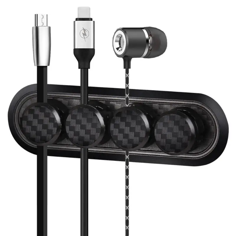 VODOOL Магнитный Кабельный органайзер USB устройство для сматывания кабеля управление зажим Настольный автомобильный телефон зарядный провод шнур протектор держатель кабеля