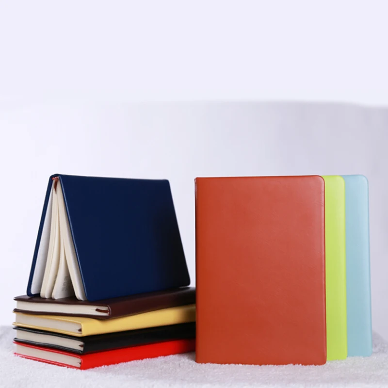Logo Name Custom PU Leather Business A5 Notebook Company Office Diary