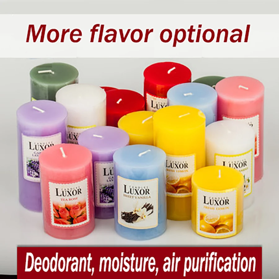 Romantic Candle Smokeless Scented Graft Bougies Et Chandelles Wedding