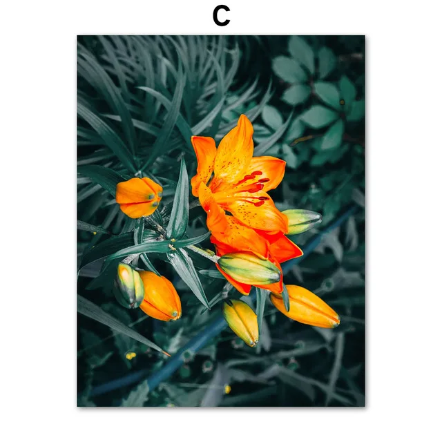 Orange-Flower-Green-Plant-Leaf-Vintage-Car-Wall-Art-Canvas-Painting-Nordic-Posters-And-Prints-Wall.jpg_640x640 (2)