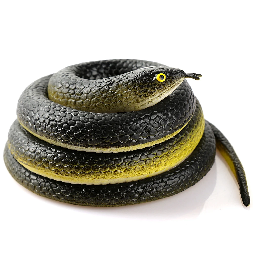 80cm Simulation Toy Cobra Practical Jokes Interesting Prank Horror Fun Shocker Novelty Gadgets Funny Toys Animals Snake Toys